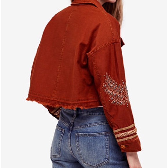 💥SOLD💥 Free people cropped jacket - Picture 2 of 4